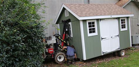 need shed moved in yard